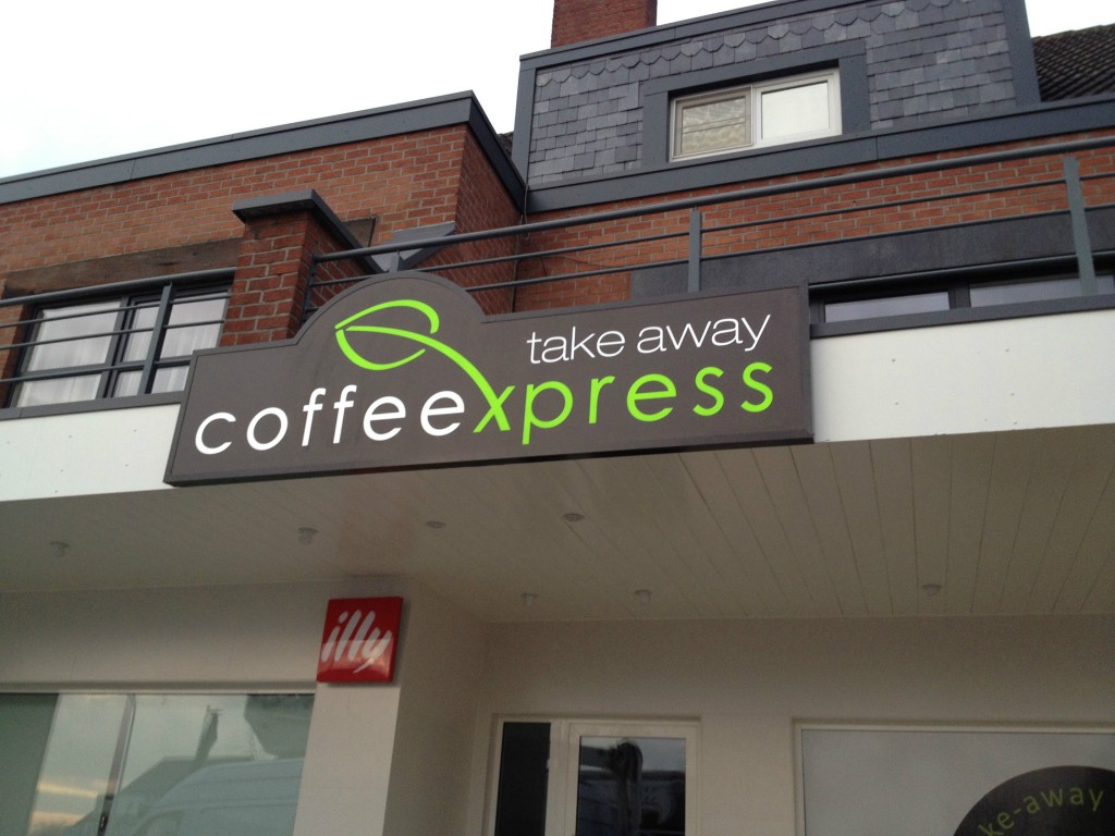 coffee express - lichtkasten