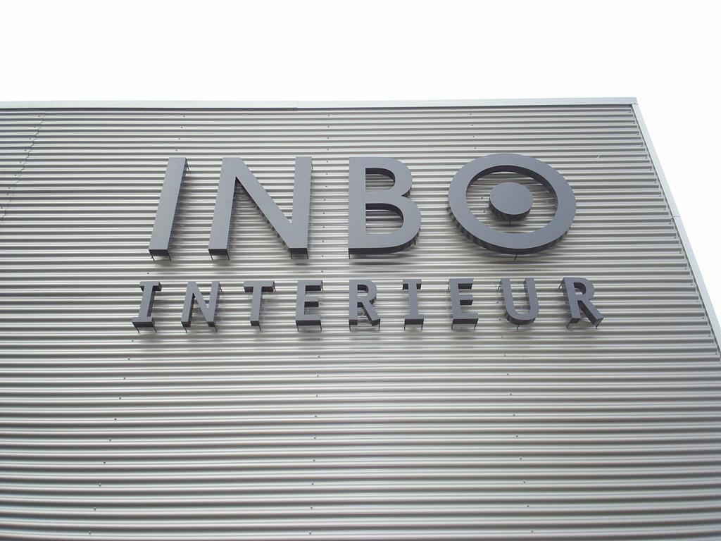 Inbo Interieur - gevelbelettering